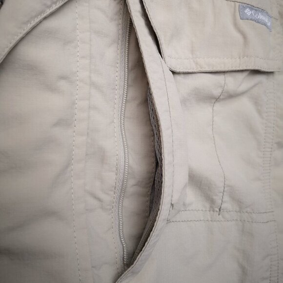 Columbia Men's Size Large Light Tan Omni Shade Sun Protection Vest - Picture 9 of 11